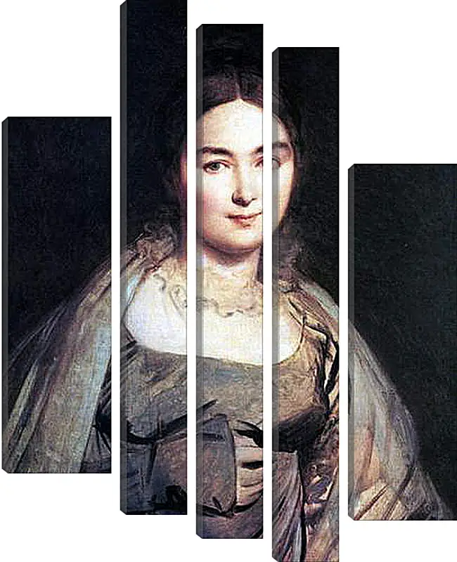 Модульная картина - Madame Jean Auguste Dominique Ingres, nee Madeleine Chapelle. Жан Огюст Доминик Энгр
