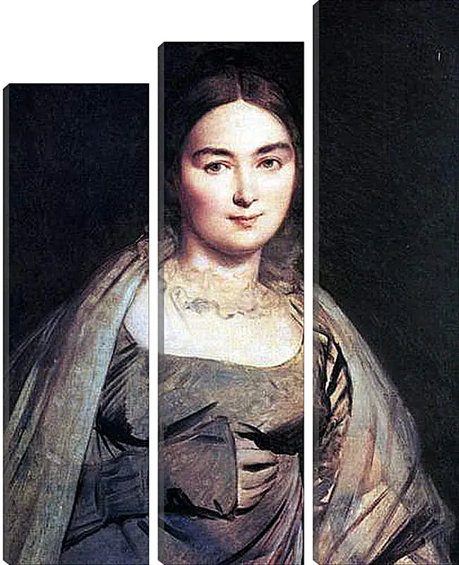 Модульная картина - Madame Jean Auguste Dominique Ingres, nee Madeleine Chapelle. Жан Огюст Доминик Энгр
