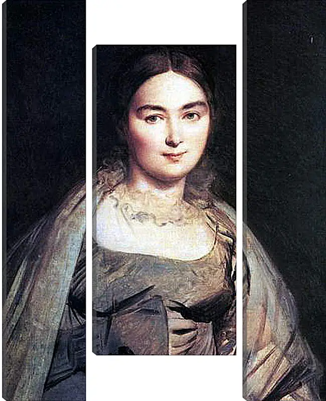 Модульная картина - Madame Jean Auguste Dominique Ingres, nee Madeleine Chapelle. Жан Огюст Доминик Энгр
