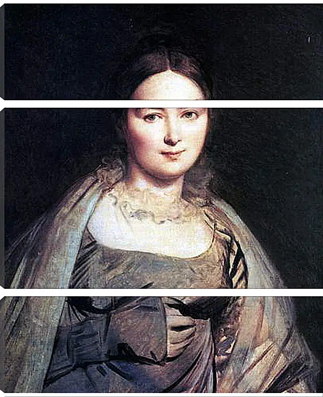 Модульная картина - Madame Jean Auguste Dominique Ingres, nee Madeleine Chapelle. Жан Огюст Доминик Энгр
