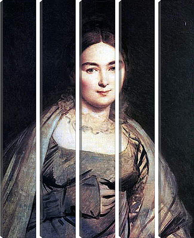 Модульная картина - Madame Jean Auguste Dominique Ingres, nee Madeleine Chapelle. Жан Огюст Доминик Энгр
