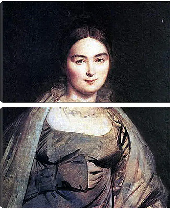 Модульная картина - Madame Jean Auguste Dominique Ingres, nee Madeleine Chapelle. Жан Огюст Доминик Энгр
