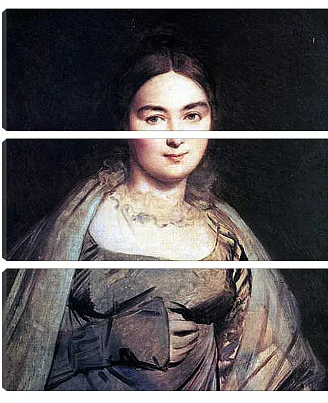 Модульная картина - Madame Jean Auguste Dominique Ingres, nee Madeleine Chapelle. Жан Огюст Доминик Энгр