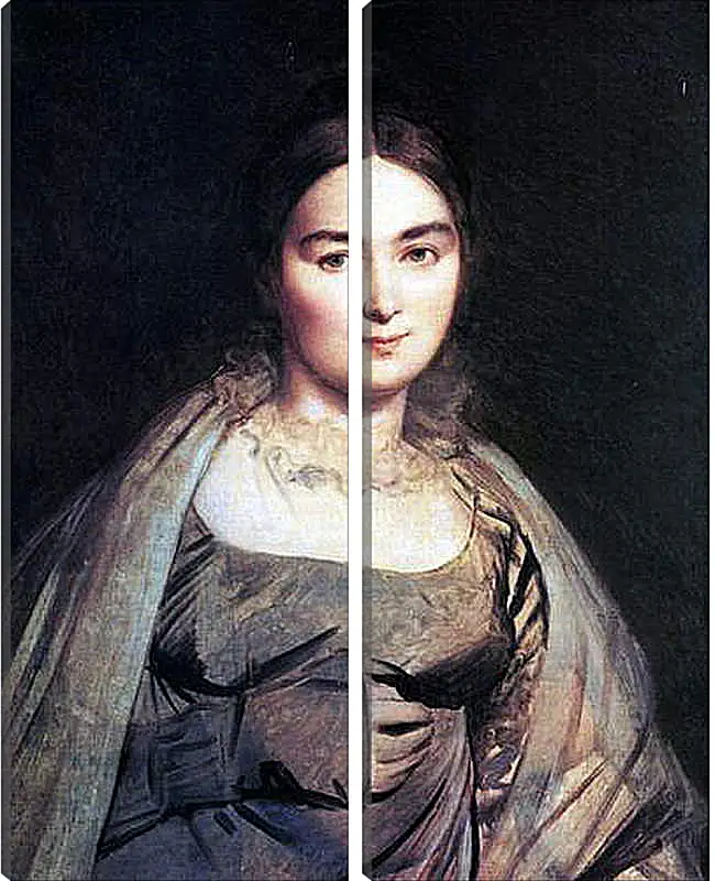 Модульная картина - Madame Jean Auguste Dominique Ingres, nee Madeleine Chapelle. Жан Огюст Доминик Энгр
