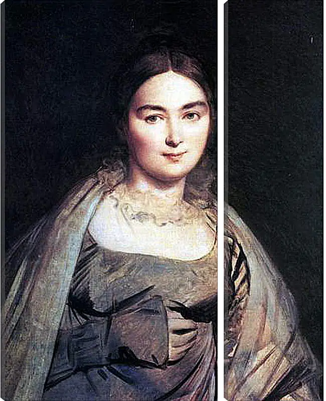 Модульная картина - Madame Jean Auguste Dominique Ingres, nee Madeleine Chapelle. Жан Огюст Доминик Энгр
