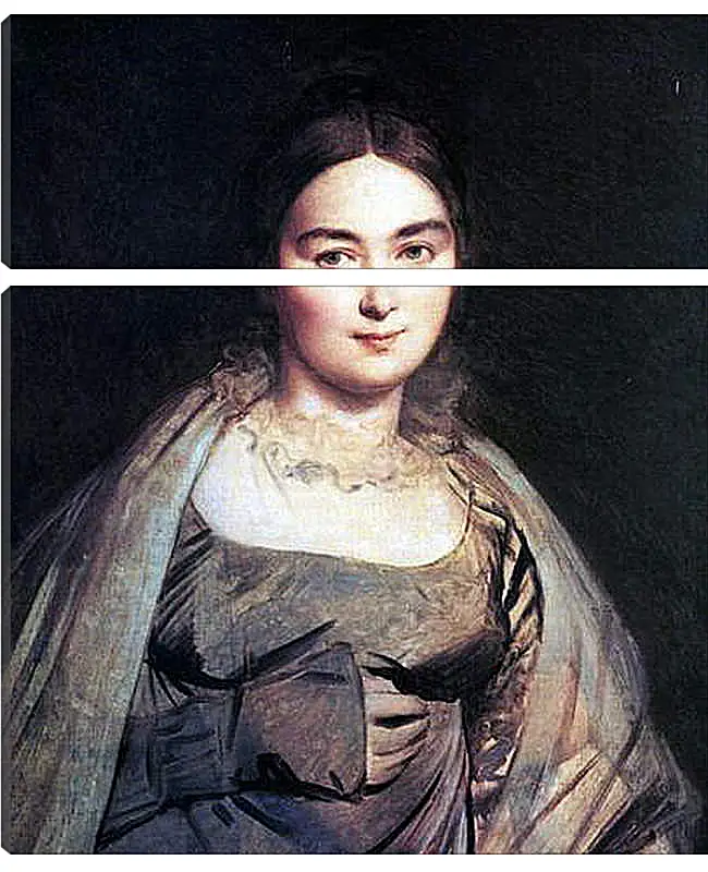 Модульная картина - Madame Jean Auguste Dominique Ingres, nee Madeleine Chapelle. Жан Огюст Доминик Энгр
