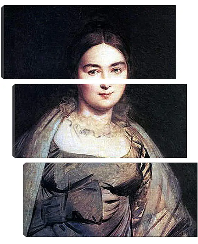 Модульная картина - Madame Jean Auguste Dominique Ingres, nee Madeleine Chapelle. Жан Огюст Доминик Энгр