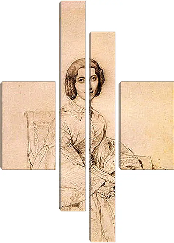 Модульная картина - Madame Franz Adolf von Stuerler, nee Matilda Jarman. Жан Огюст Доминик Энгр