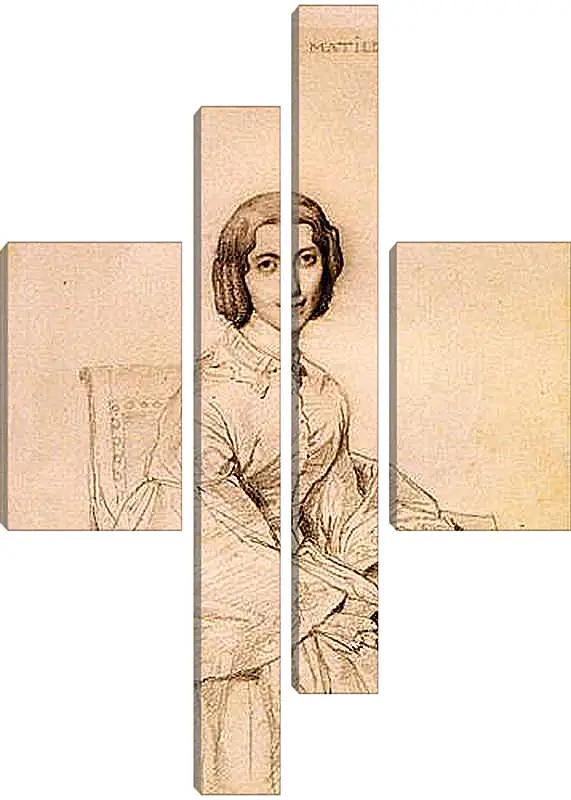 Модульная картина - Madame Franz Adolf von Stuerler, nee Matilda Jarman. Жан Огюст Доминик Энгр