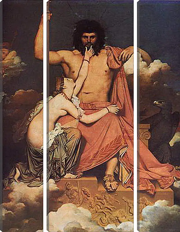 Модульная картина - Jupiter and Thetis. Жан Огюст Доминик Энгр