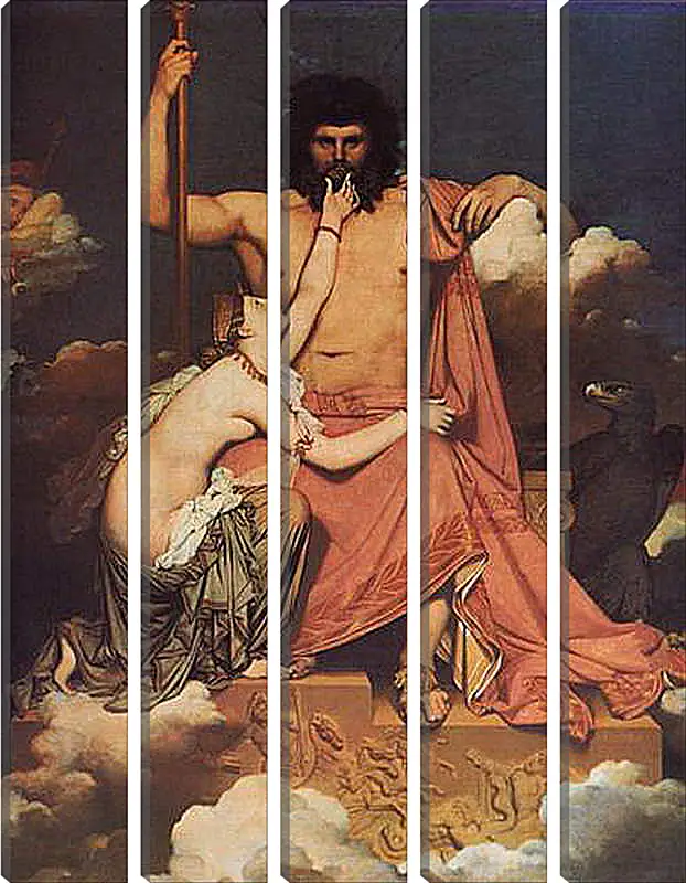 Модульная картина - Jupiter and Thetis. Жан Огюст Доминик Энгр