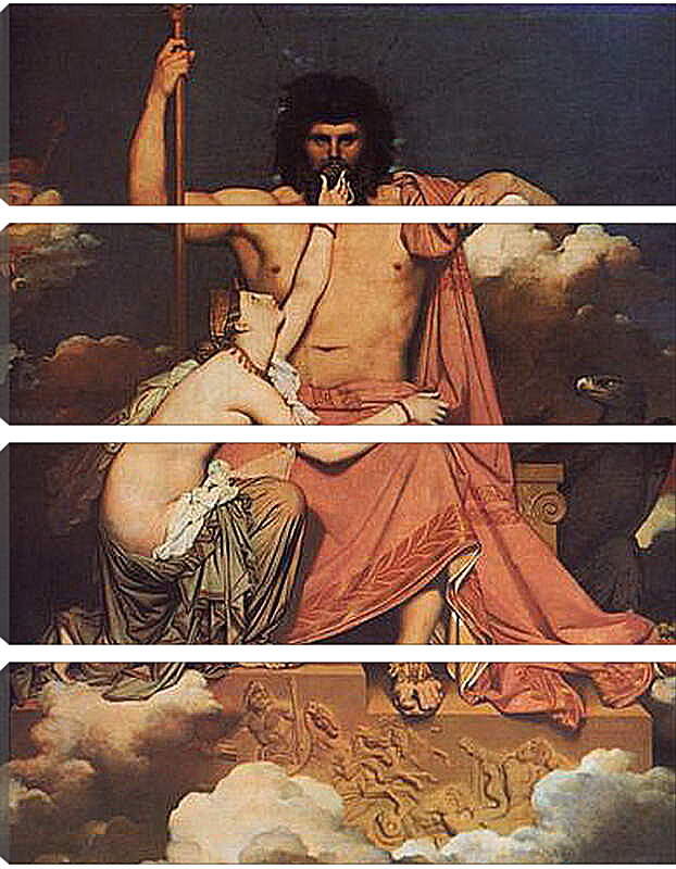 Модульная картина - Jupiter and Thetis. Жан Огюст Доминик Энгр
