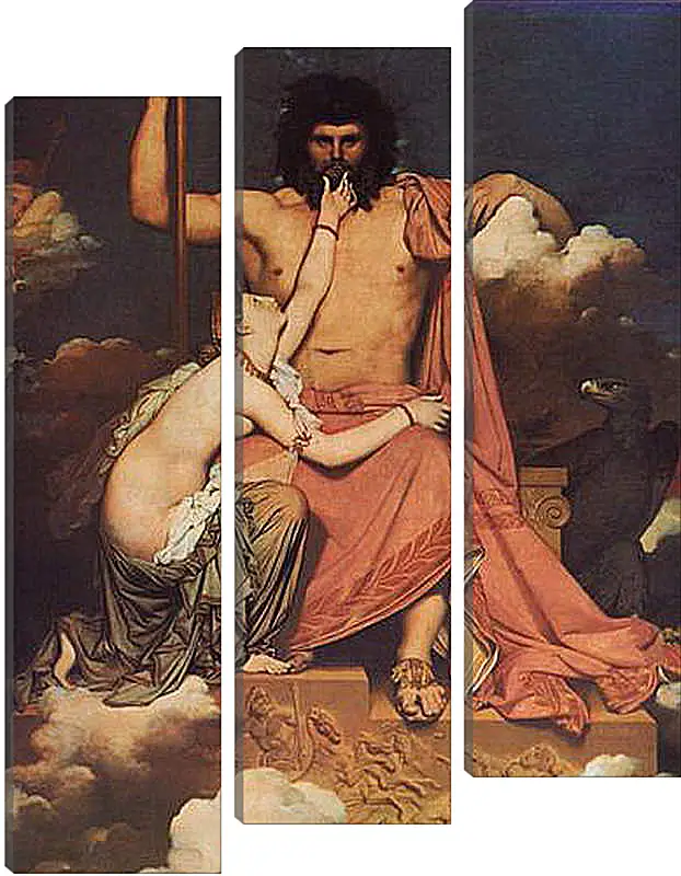 Модульная картина - Jupiter and Thetis. Жан Огюст Доминик Энгр