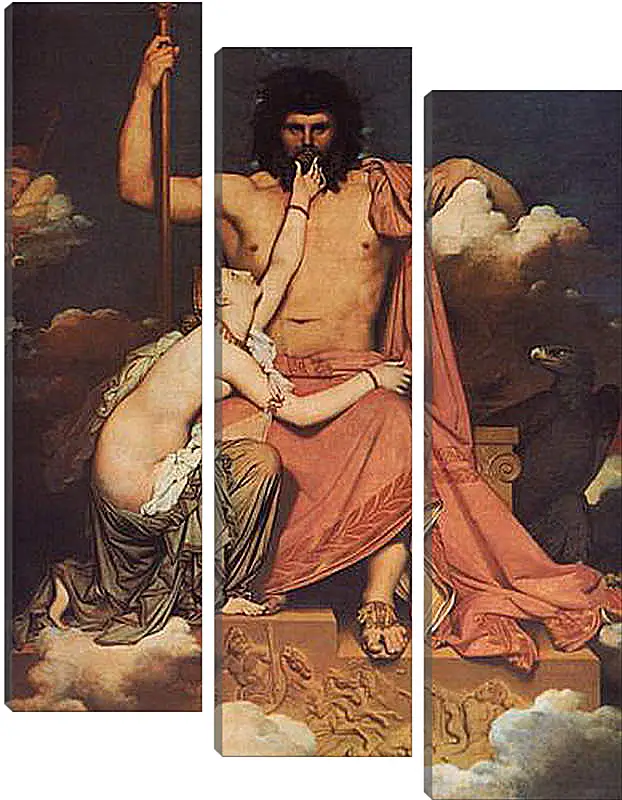 Модульная картина - Jupiter and Thetis. Жан Огюст Доминик Энгр