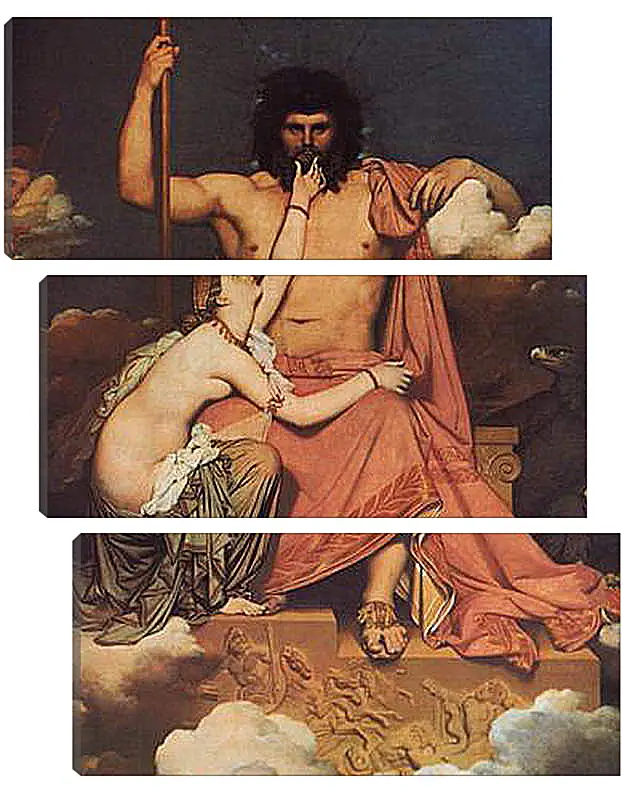 Модульная картина - Jupiter and Thetis. Жан Огюст Доминик Энгр