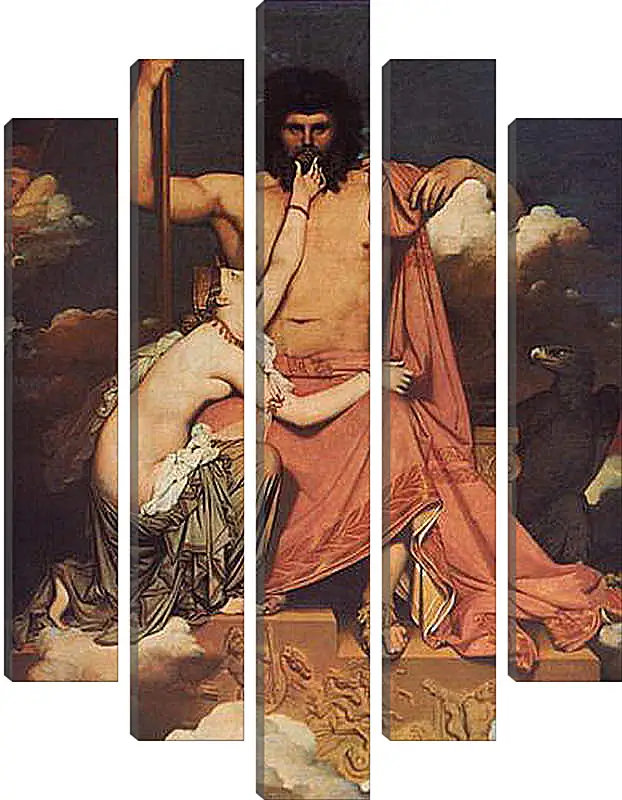 Модульная картина - Jupiter and Thetis. Жан Огюст Доминик Энгр