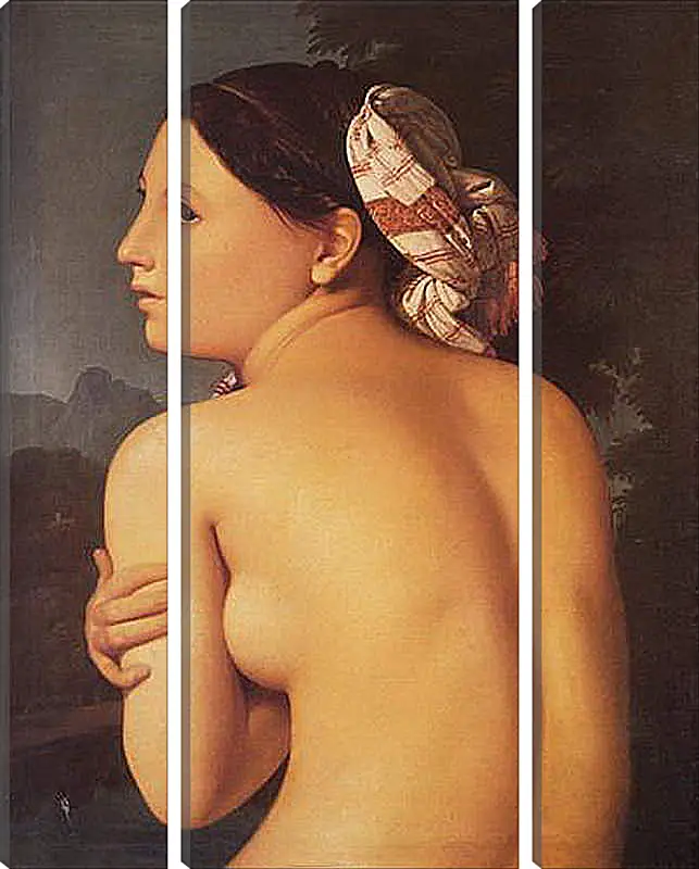 Модульная картина - Half-Figure of a Bather. Жан Огюст Доминик Энгр