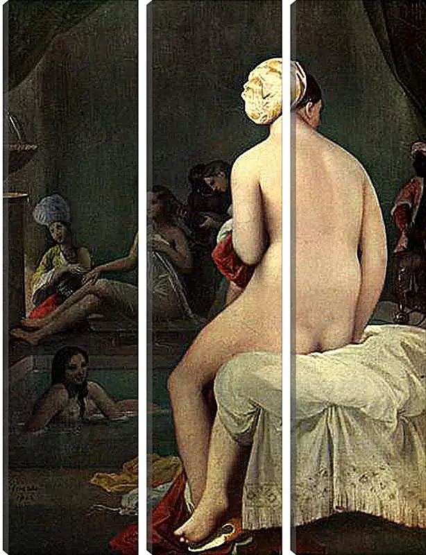 Модульная картина - Bath. Жан Огюст Доминик Энгр