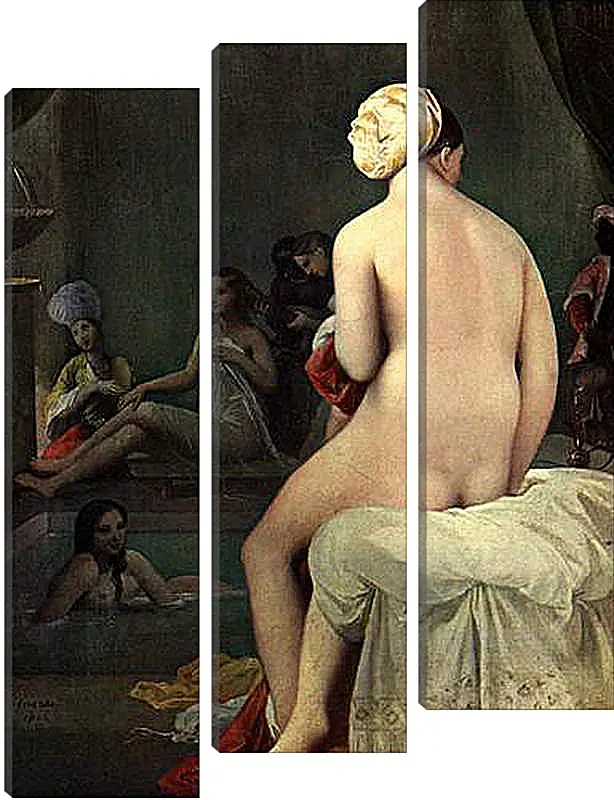 Модульная картина - Bath. Жан Огюст Доминик Энгр