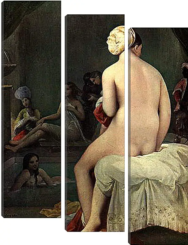 Модульная картина - Bath. Жан Огюст Доминик Энгр