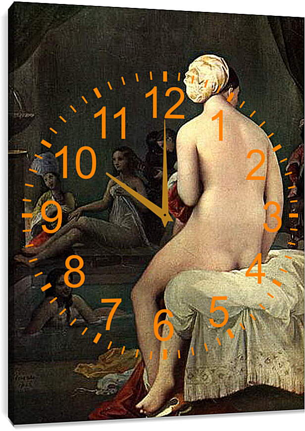 Часы картина - Bath. Жан Огюст Доминик Энгр
