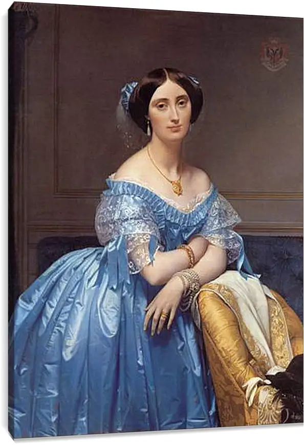 Постер и плакат - Ingres princesse. Жан Огюст Доминик Энгр
