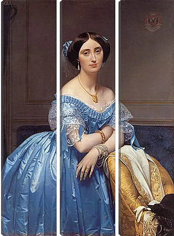 Модульная картина - Ingres princesse. Жан Огюст Доминик Энгр
