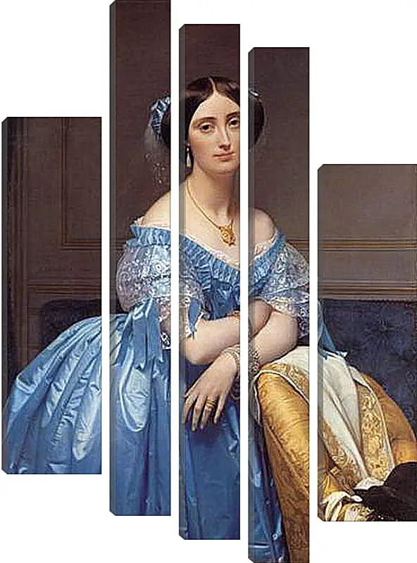 Модульная картина - Ingres princesse. Жан Огюст Доминик Энгр
