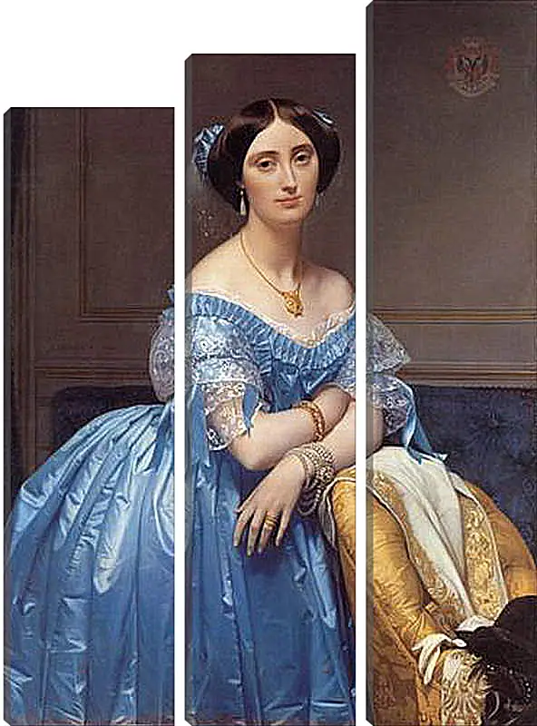 Модульная картина - Ingres princesse. Жан Огюст Доминик Энгр
