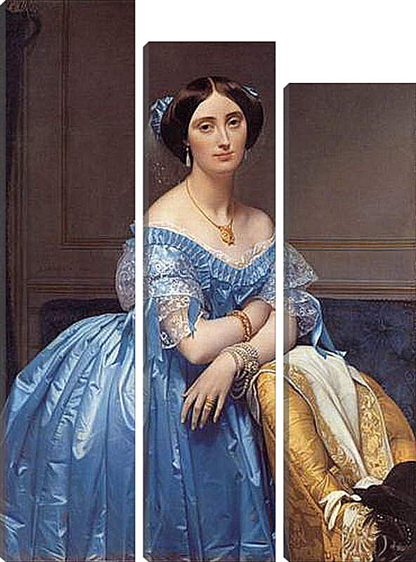 Модульная картина - Ingres princesse. Жан Огюст Доминик Энгр
