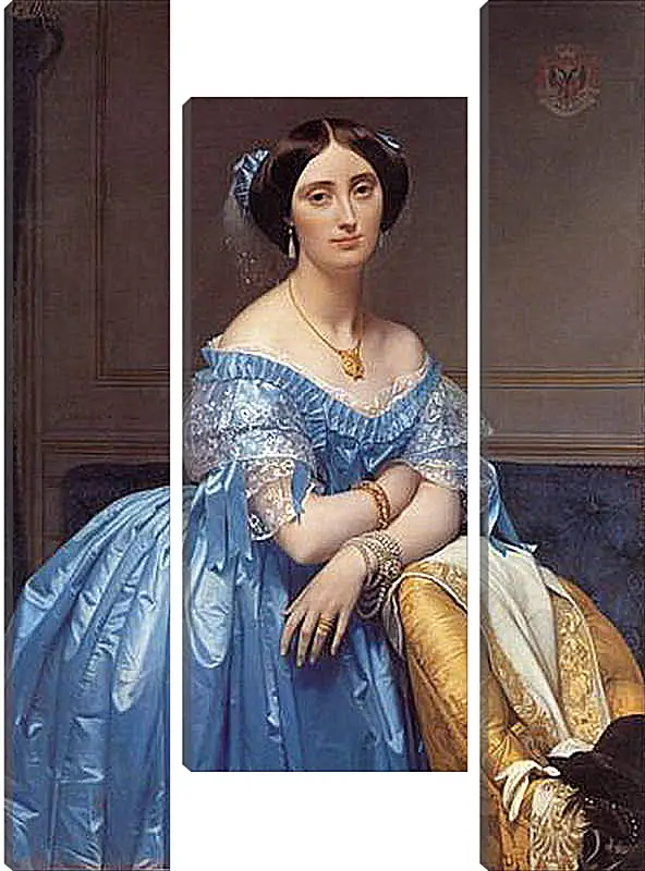 Модульная картина - Ingres princesse. Жан Огюст Доминик Энгр
