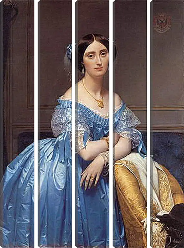 Модульная картина - Ingres princesse. Жан Огюст Доминик Энгр
