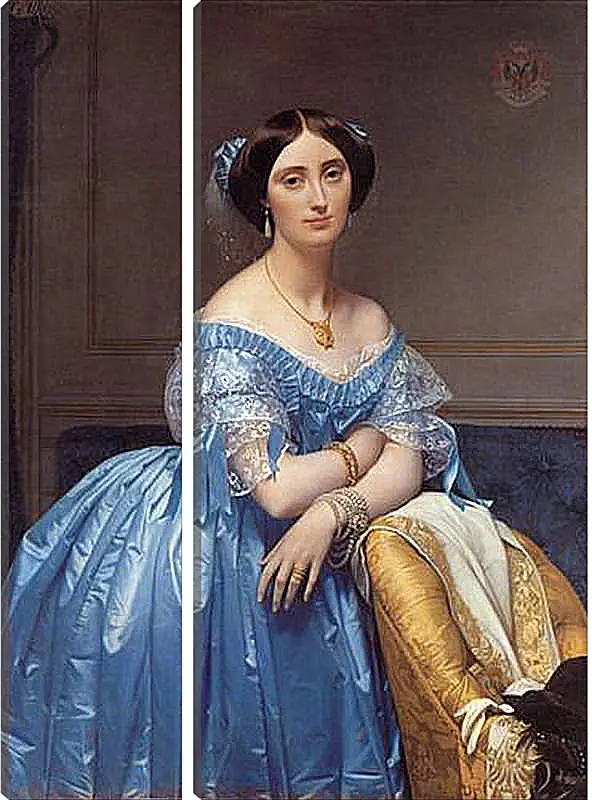 Модульная картина - Ingres princesse. Жан Огюст Доминик Энгр
