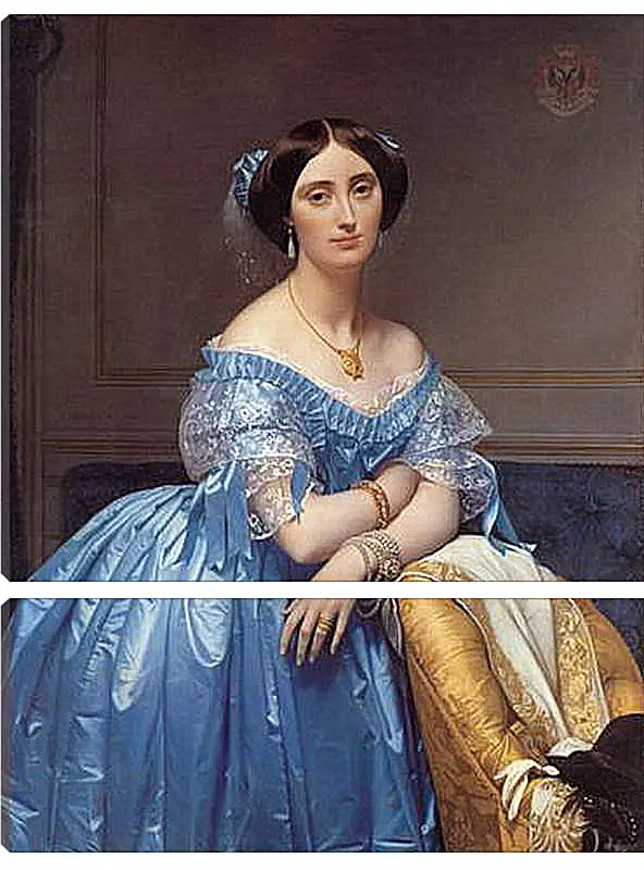 Модульная картина - Ingres princesse. Жан Огюст Доминик Энгр
