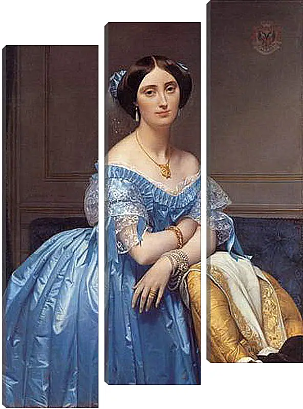 Модульная картина - Ingres princesse. Жан Огюст Доминик Энгр
