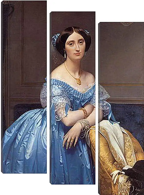 Модульная картина - Ingres princesse. Жан Огюст Доминик Энгр
