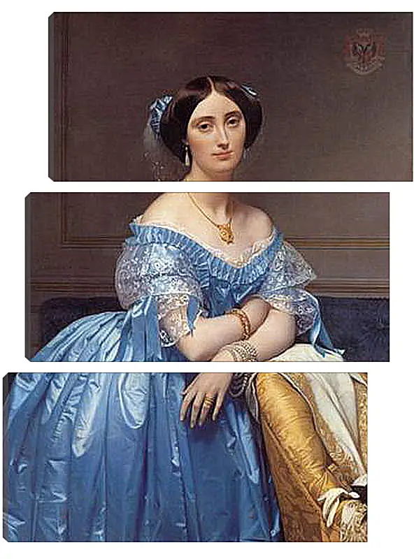 Модульная картина - Ingres princesse. Жан Огюст Доминик Энгр
