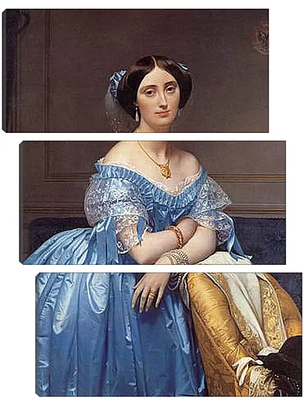 Модульная картина - Ingres princesse. Жан Огюст Доминик Энгр
