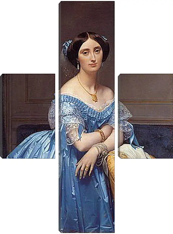 Модульная картина - Ingres princesse. Жан Огюст Доминик Энгр