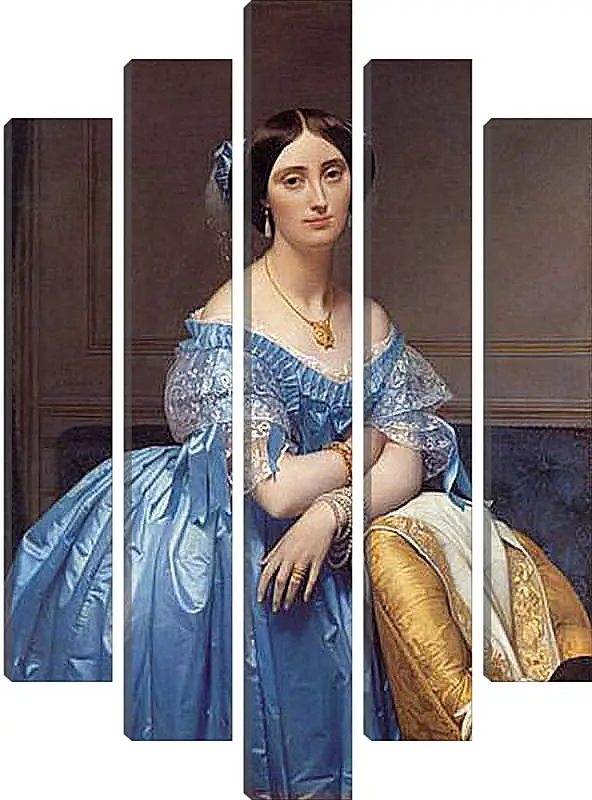 Модульная картина - Ingres princesse. Жан Огюст Доминик Энгр
