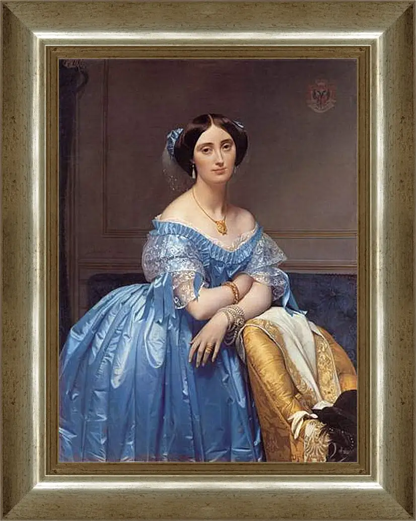 Картина в раме - Ingres princesse. Жан Огюст Доминик Энгр
