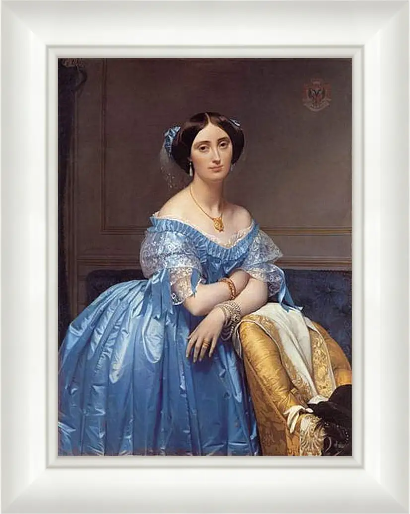 Картина в раме - Ingres princesse. Жан Огюст Доминик Энгр