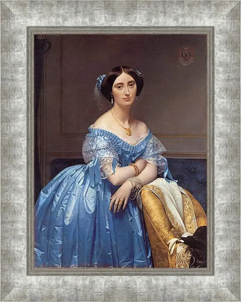 Картина в раме - Ingres princesse. Жан Огюст Доминик Энгр
