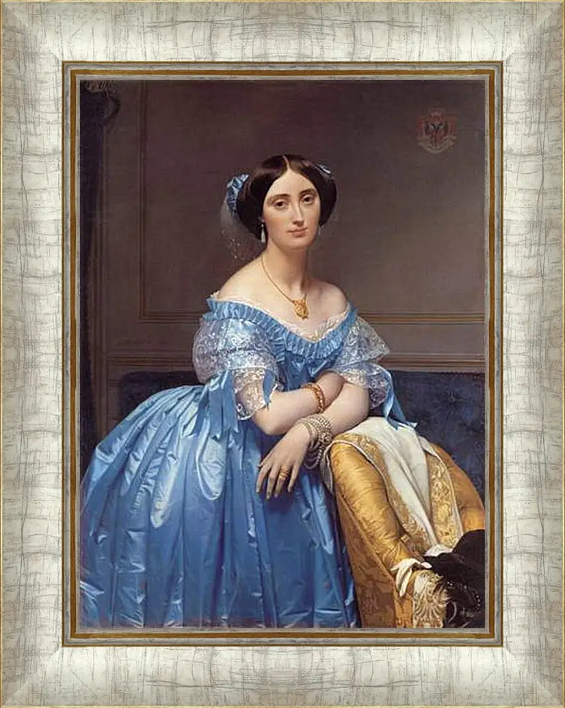 Картина в раме - Ingres princesse. Жан Огюст Доминик Энгр