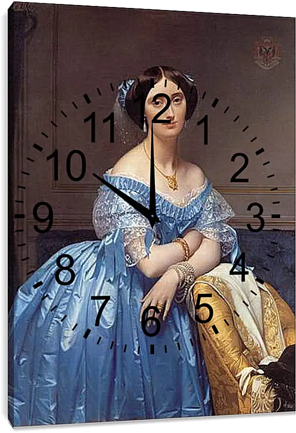Часы картина - Ingres princesse. Жан Огюст Доминик Энгр