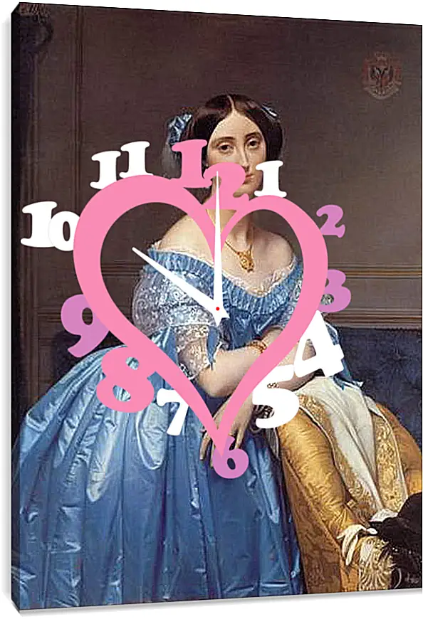 Часы картина - Ingres princesse. Жан Огюст Доминик Энгр
