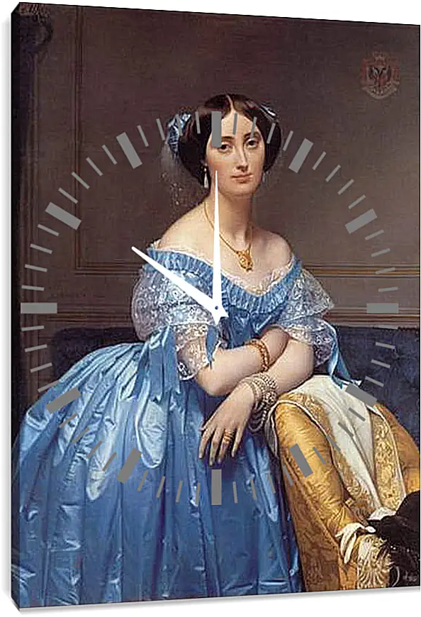 Часы картина - Ingres princesse. Жан Огюст Доминик Энгр