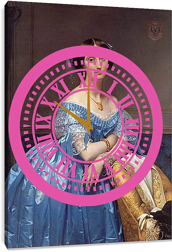 Часы картина - Ingres princesse. Жан Огюст Доминик Энгр