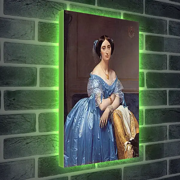 Лайтбокс световая панель - Ingres princesse. Жан Огюст Доминик Энгр
