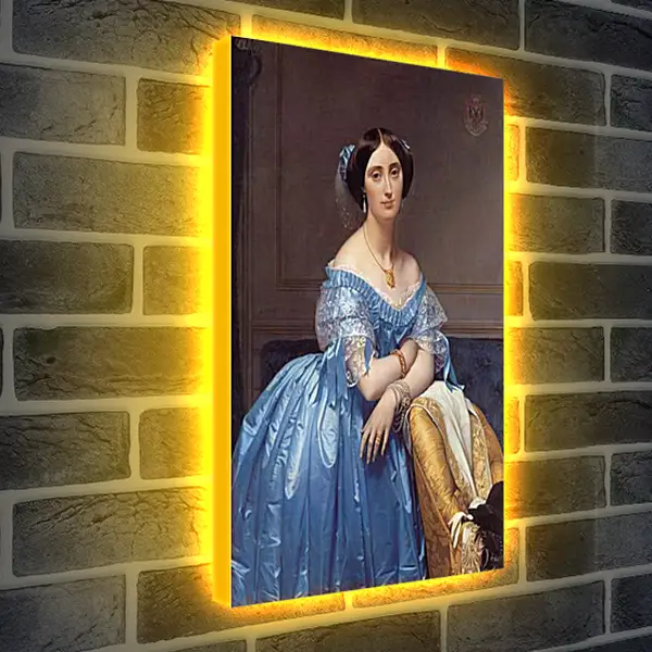 Лайтбокс световая панель - Ingres princesse. Жан Огюст Доминик Энгр